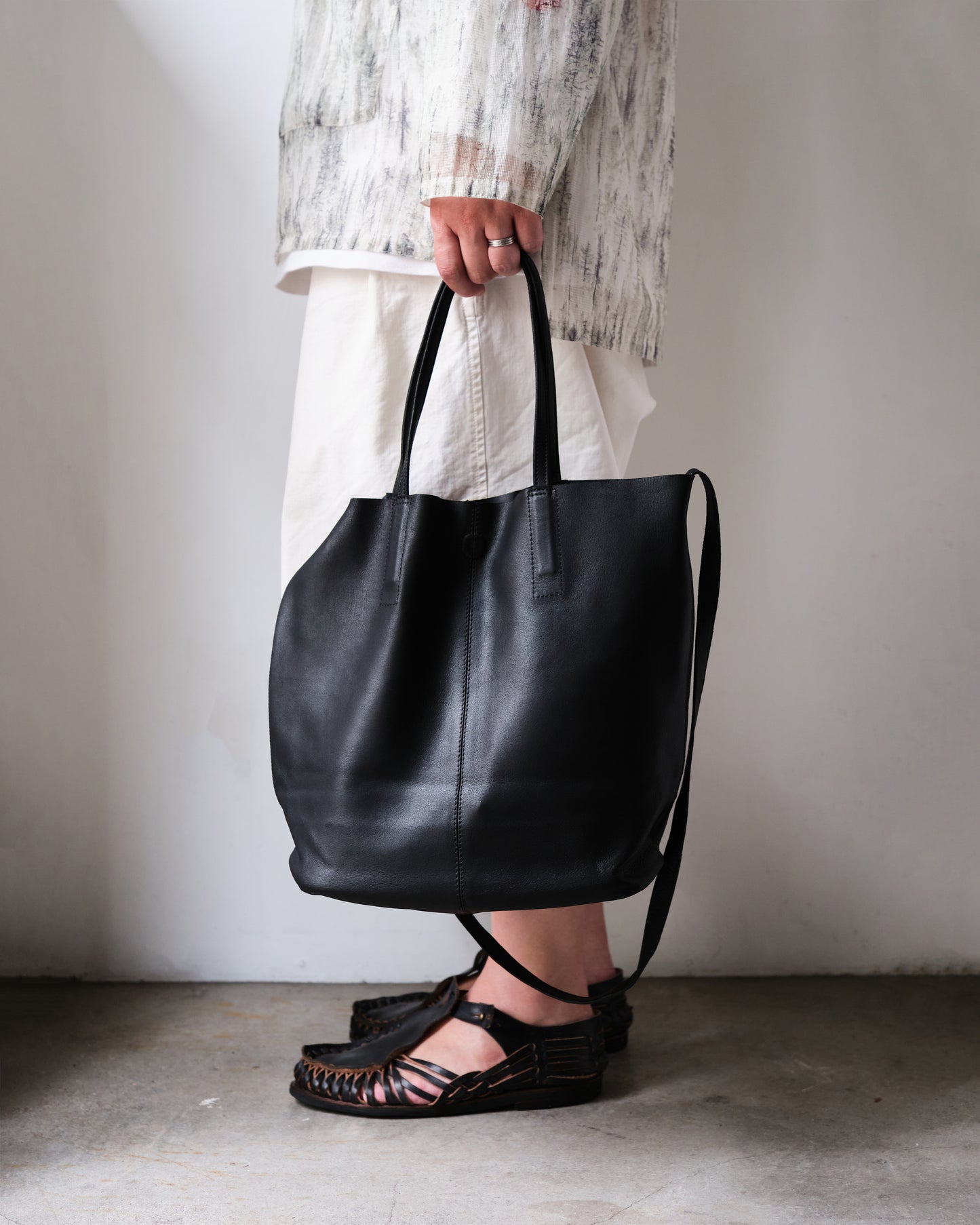 MORPHEE 3WAY MEDIUM TOTE / BLACK/ NAVY