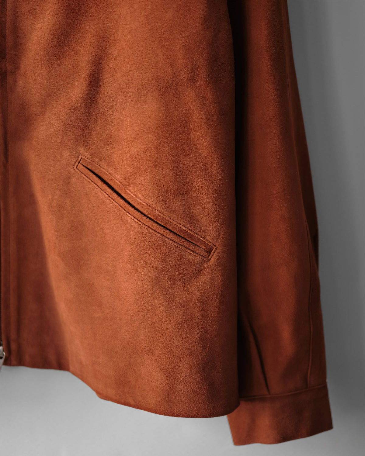 Cale SHEEP SUEDE ZIP BZ / BROWN