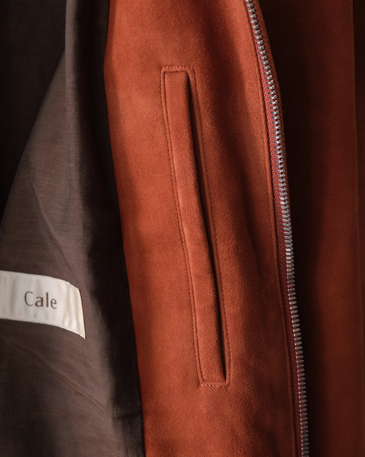 Cale SHEEP SUEDE ZIP BZ / BROWN