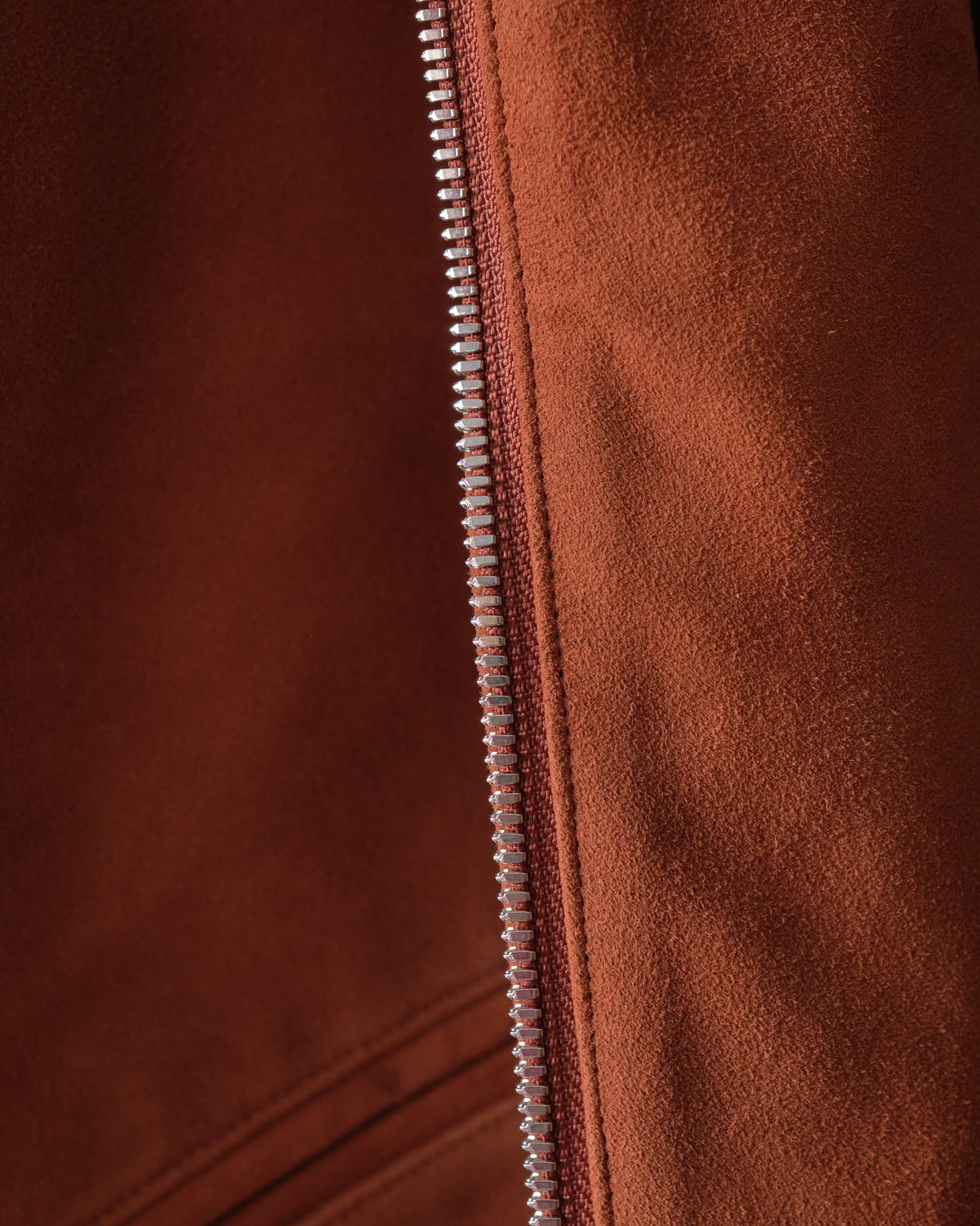 Cale SHEEP SUEDE ZIP BZ / BROWN