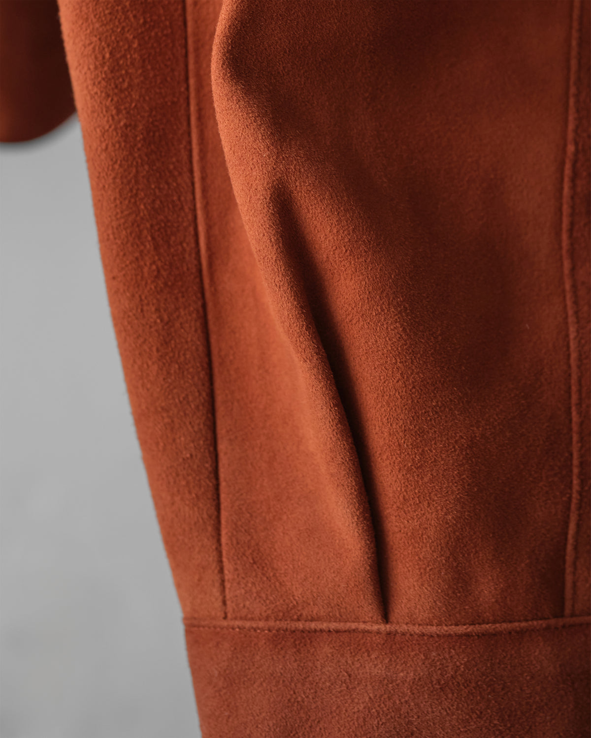 Cale SHEEP SUEDE ZIP BZ / BROWN