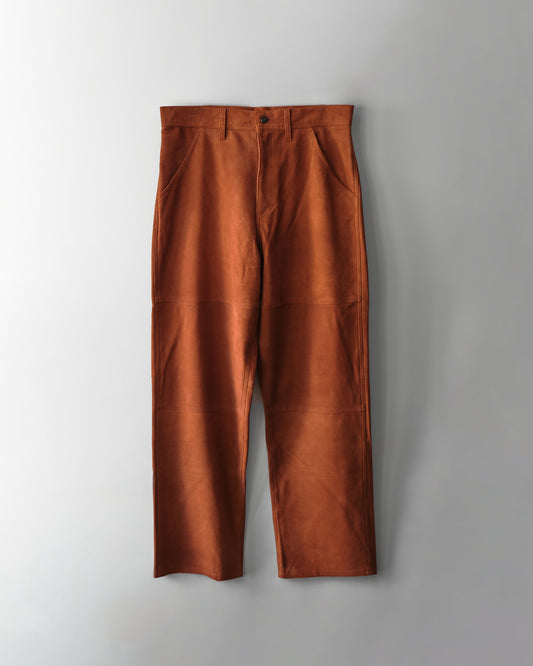 Cale SHEEP SUEDE PANTS / BROWN