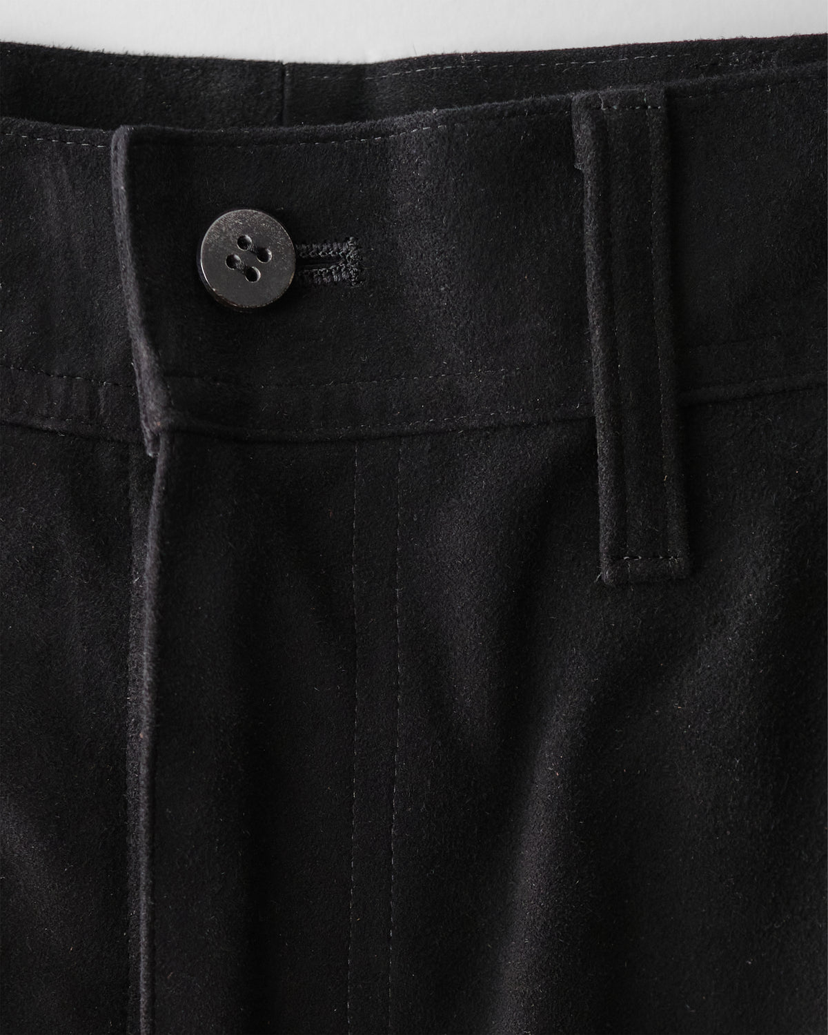 Cale SHEEP SUEDE PANTS / BLACK