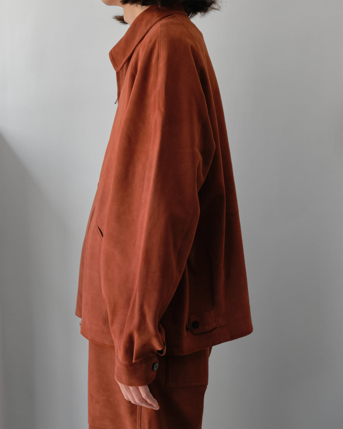 Cale SHEEP SUEDE ZIP BZ / BROWN
