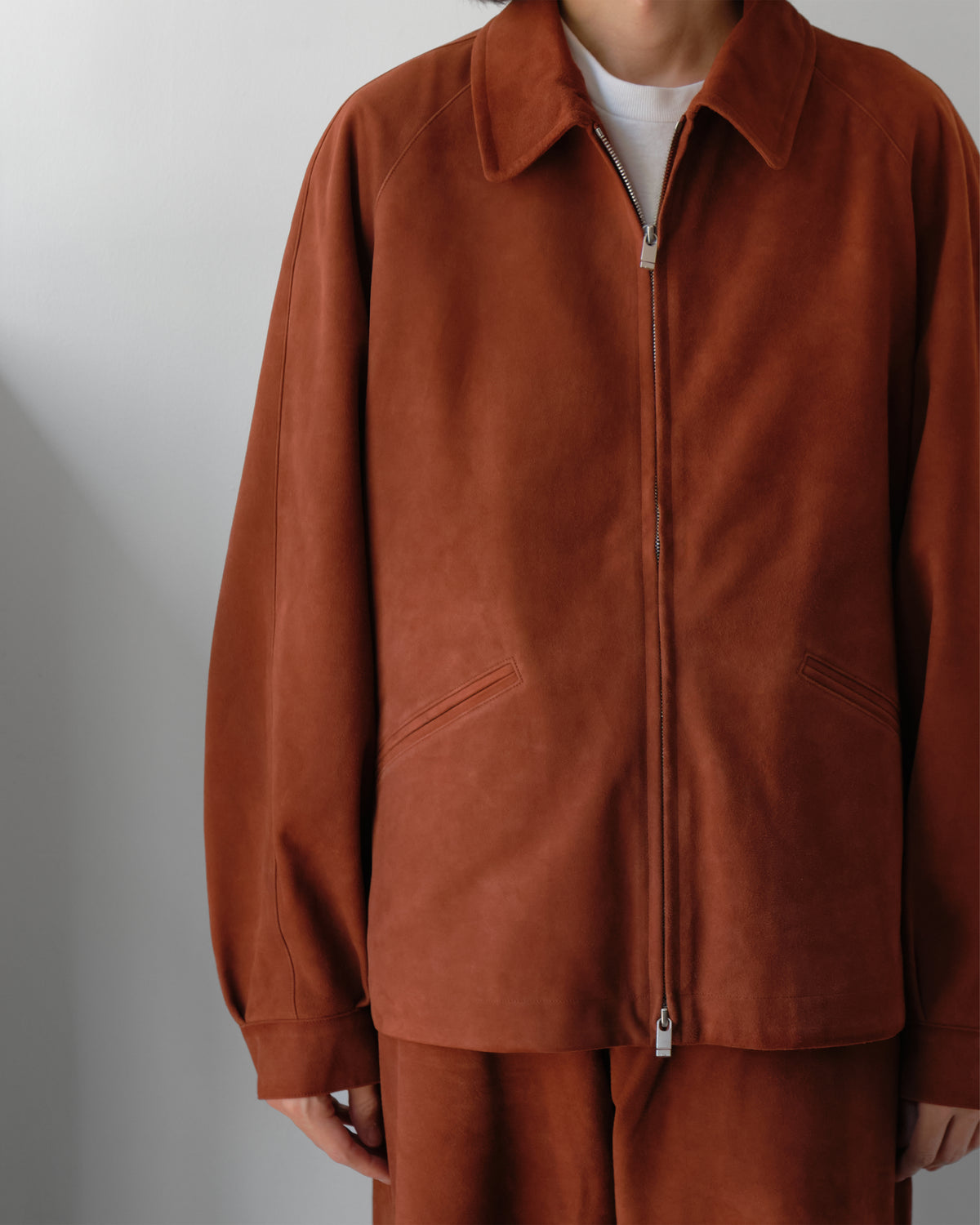 Cale SHEEP SUEDE ZIP BZ / BROWN