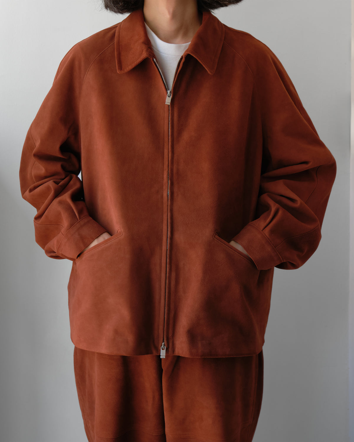 Cale SHEEP SUEDE ZIP BZ / BROWN