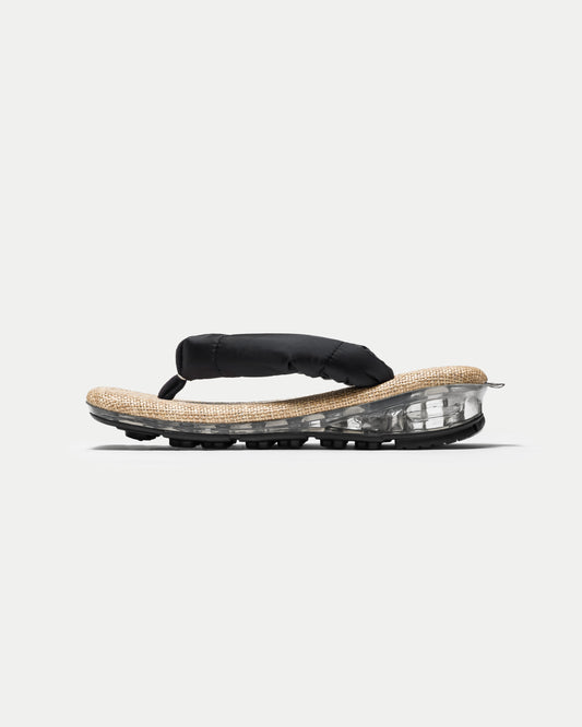 SETTA × SNEAKER ″unda CLEAR ″ / TOUGH PADDED BLACK