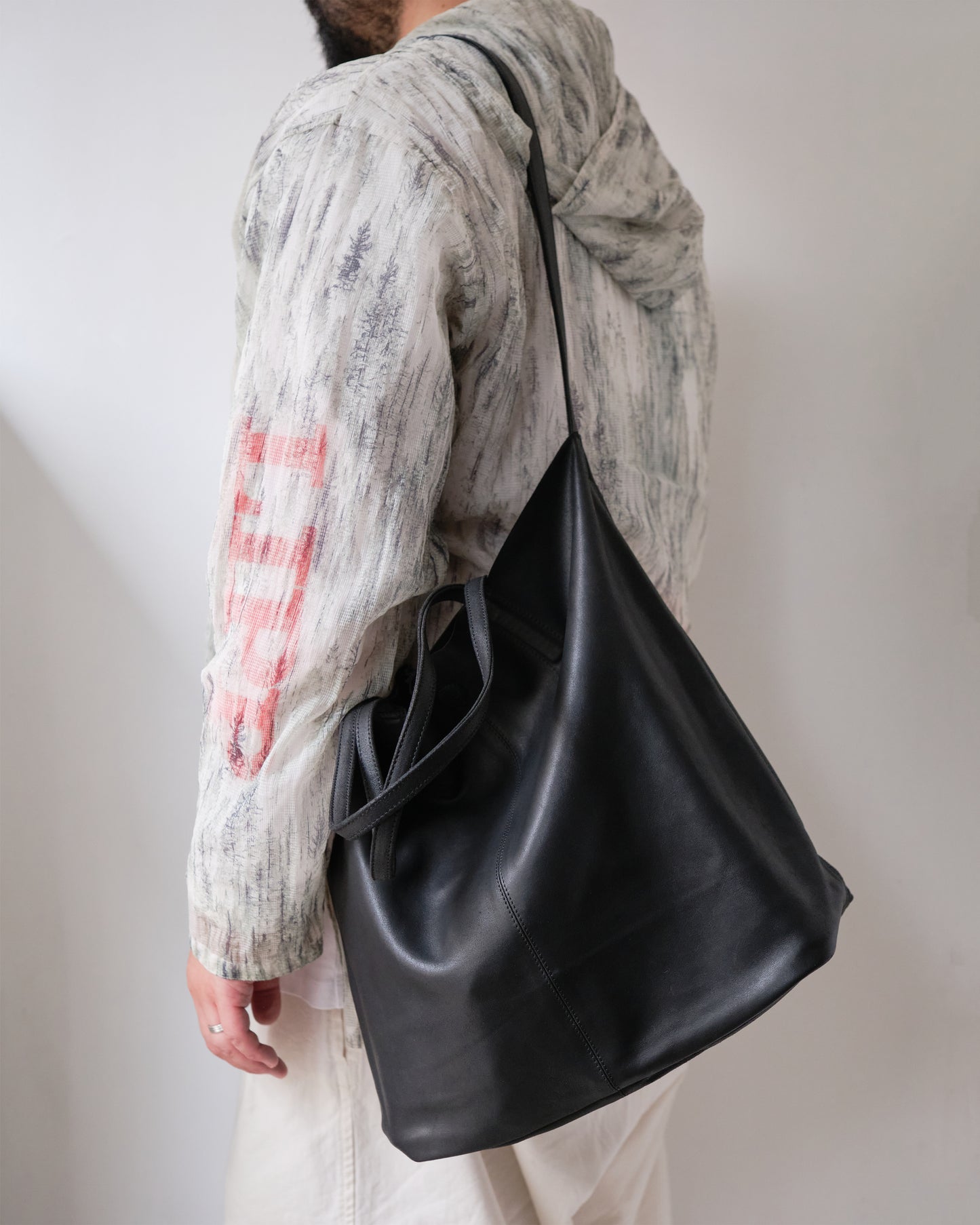 MORPHEE 3WAY LARGE TOTE-L / BLACK / NAVY