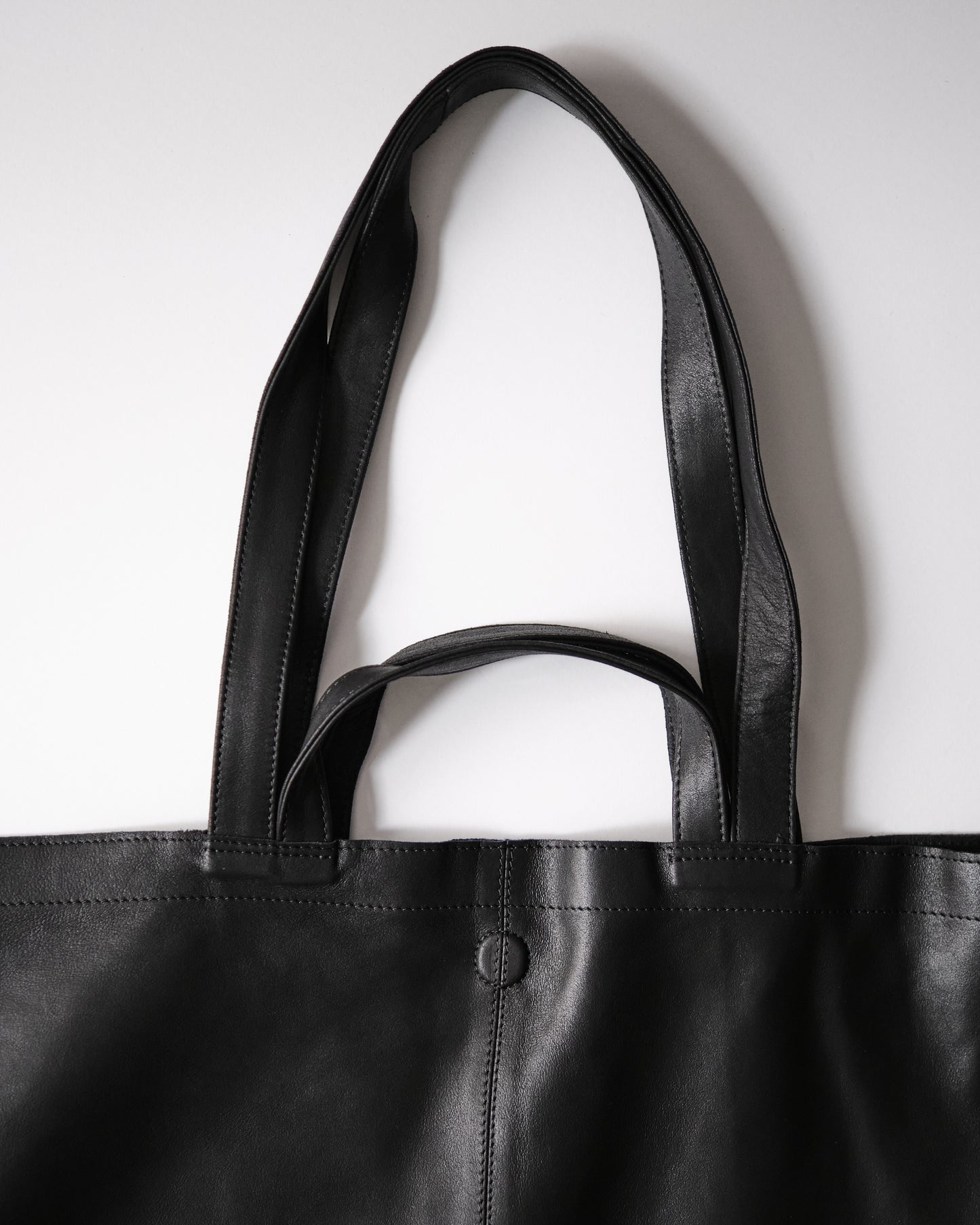 MORPHEE DOUBLE TOTE （XXL）/ BLACK / NAVY