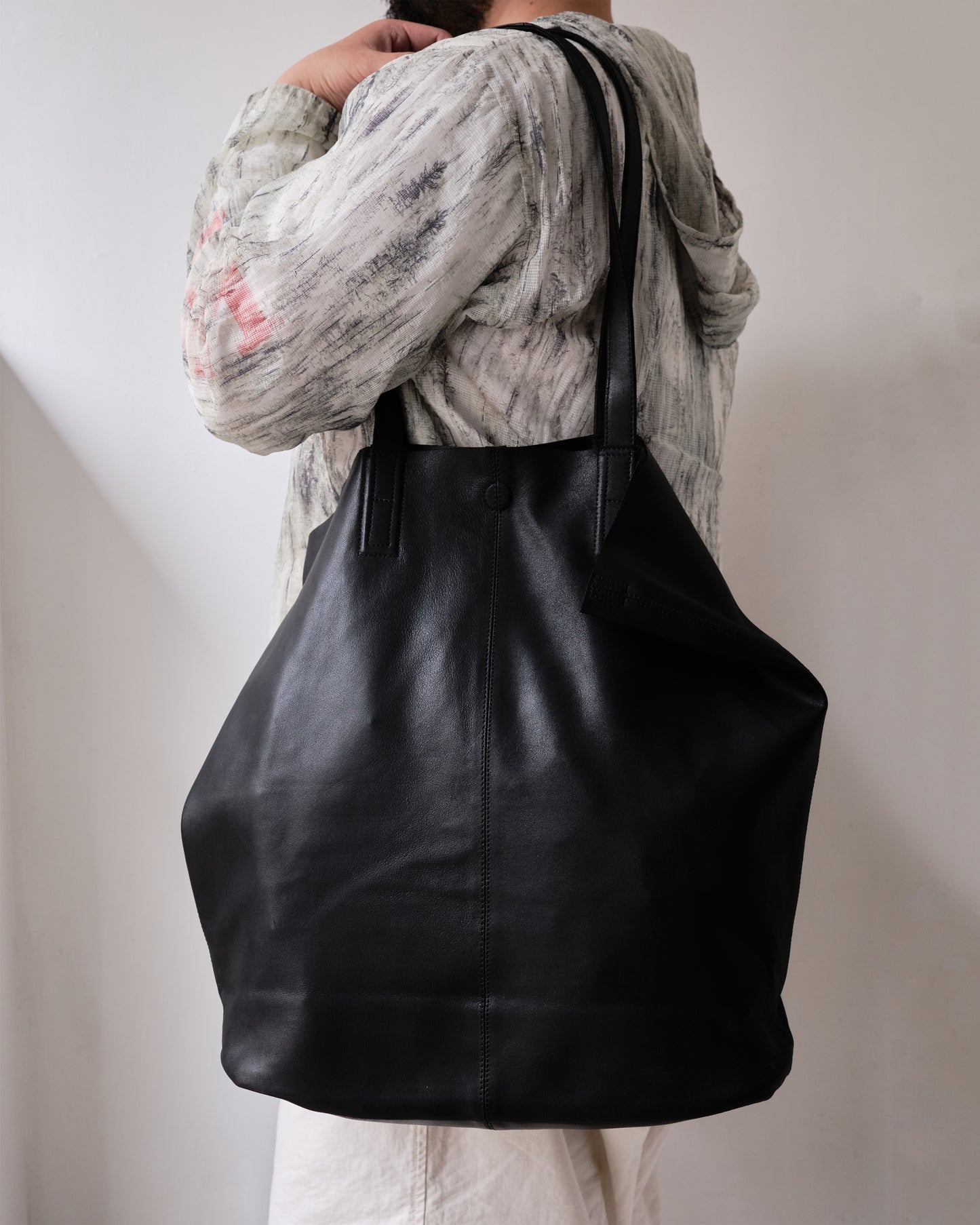 MORPHEE BIG TOTE TYPE4 (XL-T4) / BLACK / NAVY