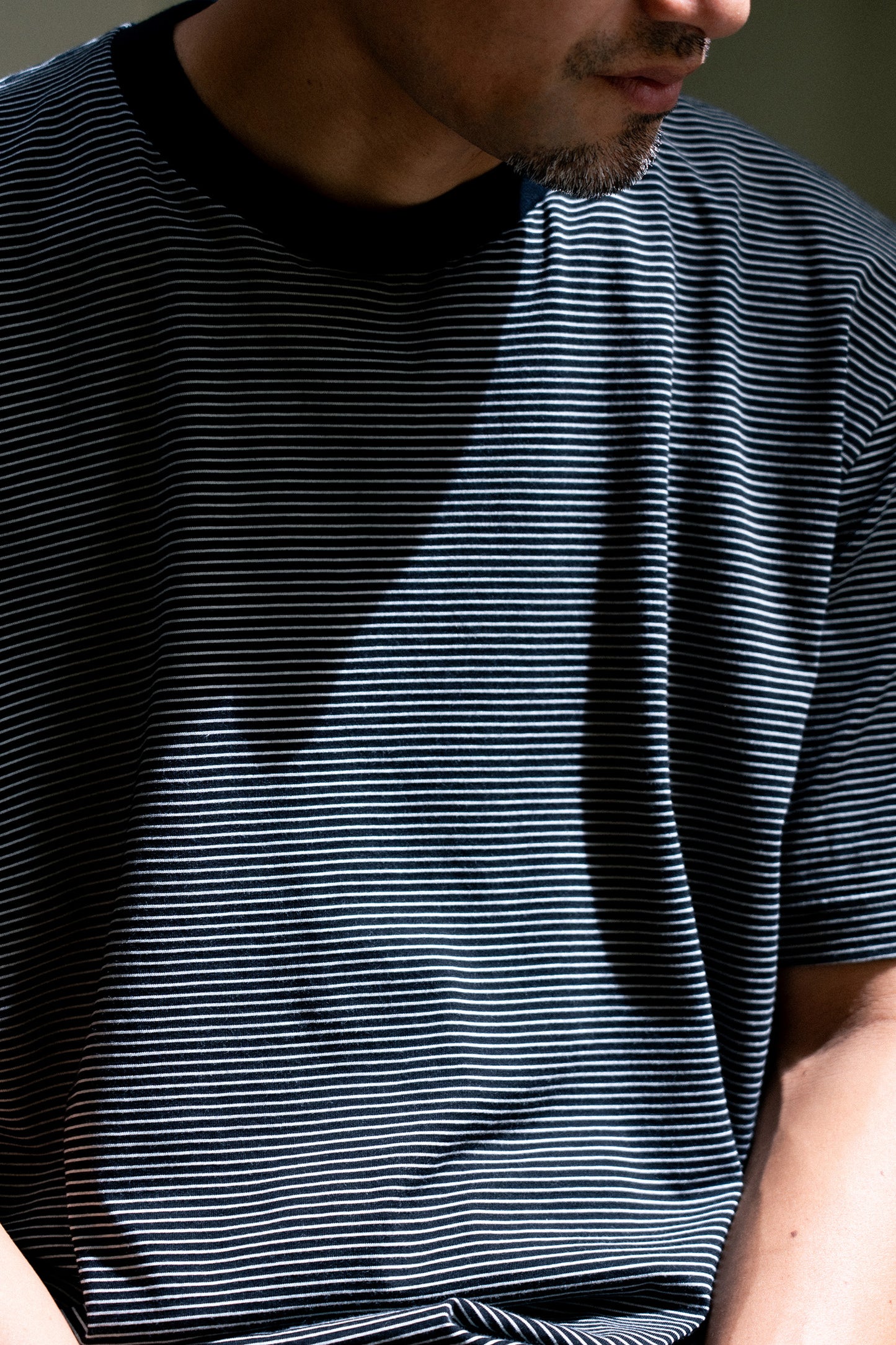 CABINE°別注 ″DEANSTON″ BORDER RINGER-TEE / BLACK