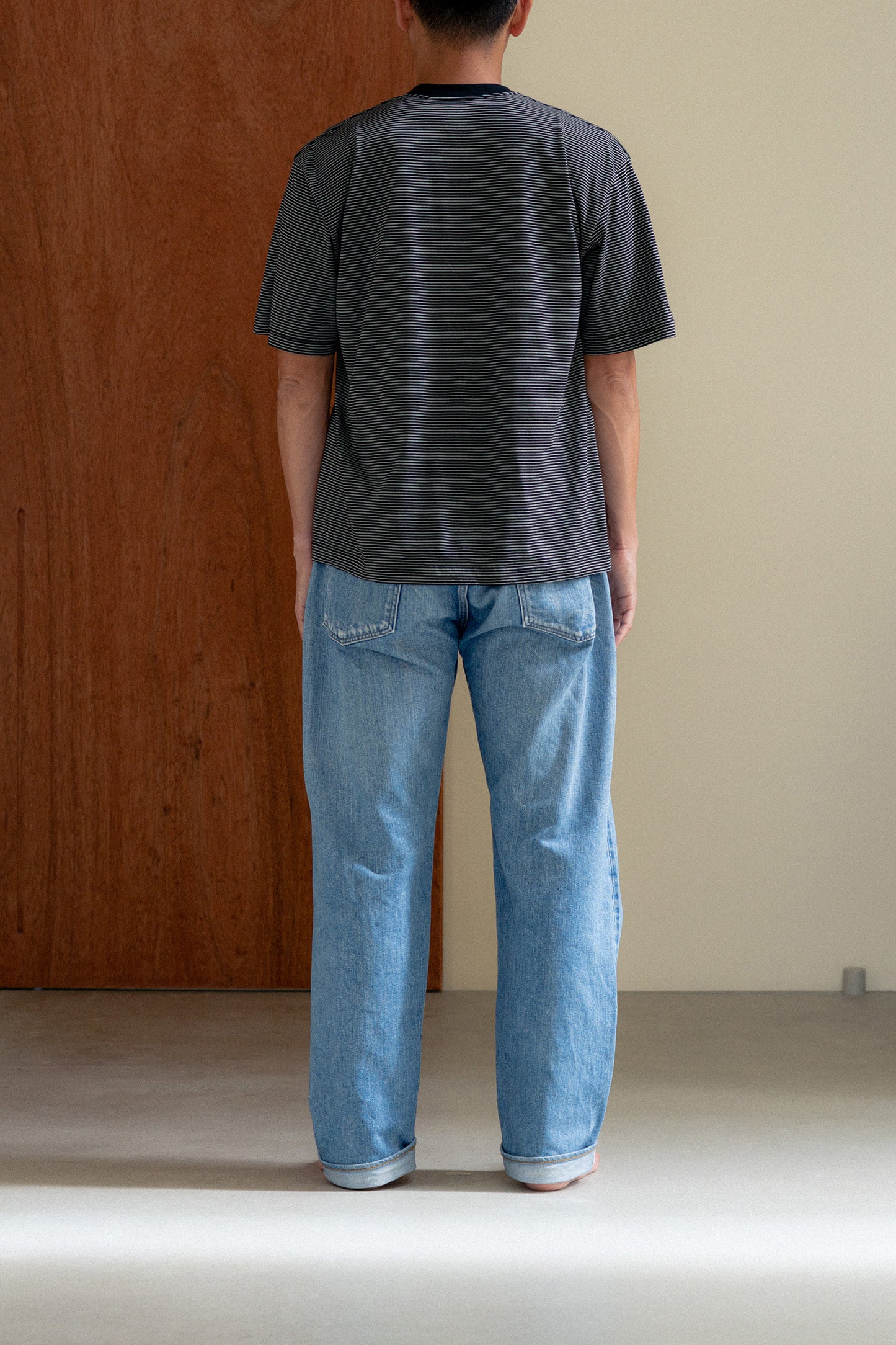 CABINE°別注 ″DEANSTON″ BORDER RINGER-TEE / BLACK